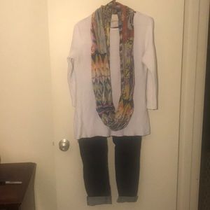 Merona - White Textured Top